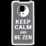 Coque LG P990 Keep Calm Be Zen Gris