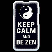 Coque Samsung ACE S5830 Keep Calm Be Zen Noir