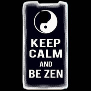 Coque LG P990 Keep Calm Be Zen Noir