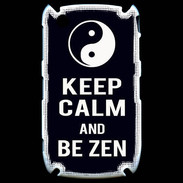 Coque Blackberry 8520 Keep Calm Be Zen Noir