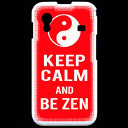 Coque Samsung ACE S5830 Keep Calm Be Zen Rouge