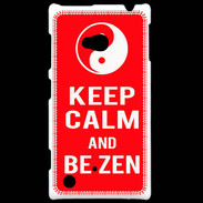 Coque Nokia Lumia 720 Keep Calm Be Zen Rouge