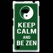 Coque Nokia Lumia 720 Keep Calm Be Zen Vert