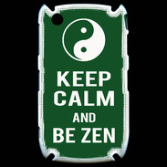 Coque Blackberry 8520 Keep Calm Be Zen Vert
