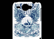 Coque HTC Wildfire G8 Tête de mort Lucky One 13