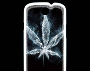 Coque Samsung Galaxy S3 Feuille de cannabis en fumée