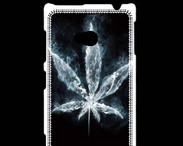 Coque Nokia Lumia 720 Feuille de cannabis en fumée