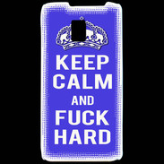 Coque LG P990 Keep Calm Fuck hard bleu