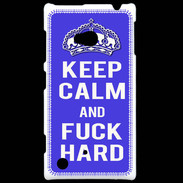 Coque Nokia Lumia 720 Keep Calm Fuck hard bleu