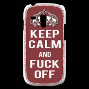 Coque Samsung Galaxy S3 Mini Keep Calm Fuck Off Brique