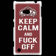 Coque Nokia Lumia 720 Keep Calm Fuck Off Brique