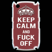 Coque Blackberry 8520 Keep Calm Fuck Off Brique
