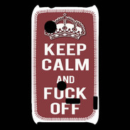 Coque Sony Xperia Typo Keep Calm Fuck Off Brique