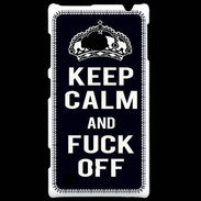 Coque Nokia Lumia 720 Keep Callm Fuck Off Noir