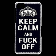 Coque Blackberry Z10 Keep Callm Fuck Off Noir