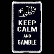Coque LG Optimus L3 II Keep Calm Gamble Noir