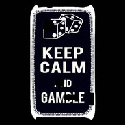 Coque Sony Xperia Typo Keep Calm Gamble Noir