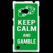 Coque Nokia Lumia 720 Keep Calm Gamble Vert