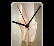 Grande pendule murale Chausson de danse classique 5