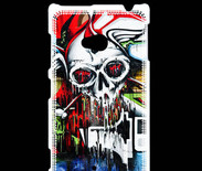 Coque Nokia Lumia 720 Tête de mort Graffiti couleur