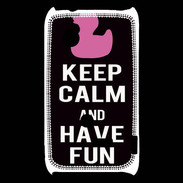 Coque Sony Xperia Typo Keep Calm Have fun Noir