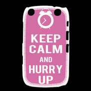 Coque Blackberry Curve 9320 Keep Calm Hurry up Rose