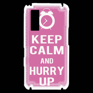 Coque Samsung Player One Keep Calm Hurry up Rose