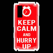 Coque Samsung Player One Keep Calm Hurry up Rouge