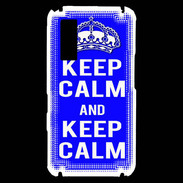 Coque Samsung Player One Keep Calm Bleu