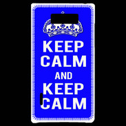 Coque LG Optimus L7 Keep Calm Bleu