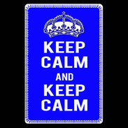 Etui carte bancaire Keep Calm Bleu