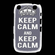 Coque Blackberry Curve 9320 Keep Calm Gris