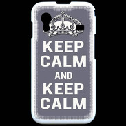Coque Samsung ACE S5830 Keep Calm Gris