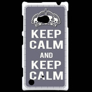 Coque Nokia Lumia 720 Keep Calm Gris