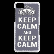 Coque Blackberry Z10 Keep Calm Gris