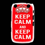 Coque Blackberry Curve 9320 Keep Calm Rouge