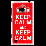 Coque Nokia Lumia 720 Keep Calm Rouge