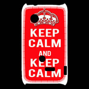 Coque Sony Xperia Typo Keep Calm Rouge