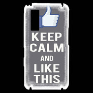 Coque Samsung Player One Keep Calm Like This Gris