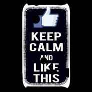 Coque Sony Xperia Typo Keep Calm Like This Noir