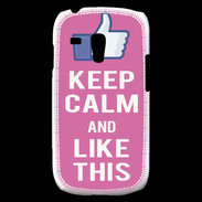 Coque Samsung Galaxy S3 Mini Keep Calm Like This Rose