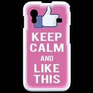 Coque Samsung ACE S5830 Keep Calm Like This Rose