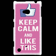 Coque Nokia Lumia 720 Keep Calm Like This Rose