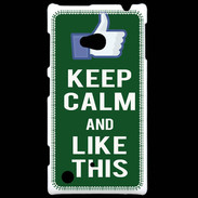 Coque Nokia Lumia 720 Keep Calm Like This Vert
