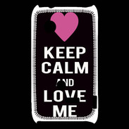 Coque Sony Xperia Typo Keep Calm Love Noir