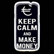 Coque Samsung Galaxy S3 Keep Calm Make money Noir
