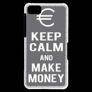 Coque Blackberry Z10 Keep Calm Make money Gris