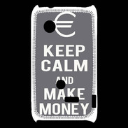 Coque Sony Xperia Typo Keep Calm Make money Gris