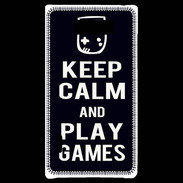 Coque LG Optimus L7 Keep Calm Play games Noir
