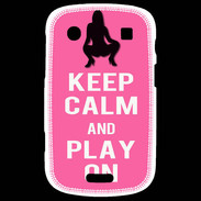 Coque Blackberry Bold 9900 Keep Calm Play on Rose